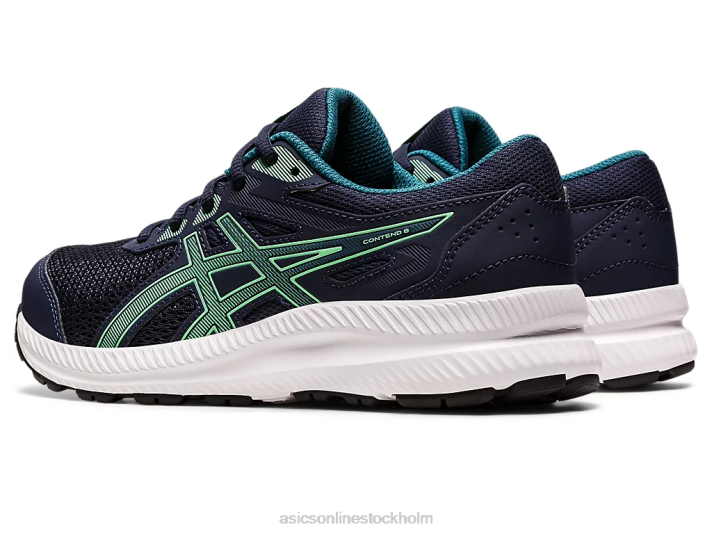 Asics tävla i 8 klass barn D6D04397 midnatt/nytt blad