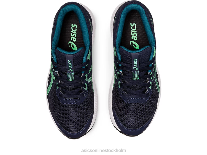 Asics tävla i 8 klass barn D6D04397 midnatt/nytt blad