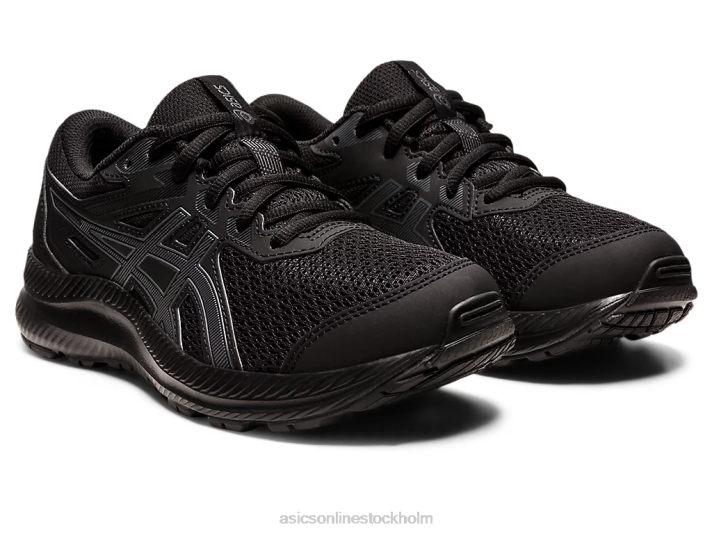 Asics tävla i 8 klass barn D6D04402 svart/bärgrå