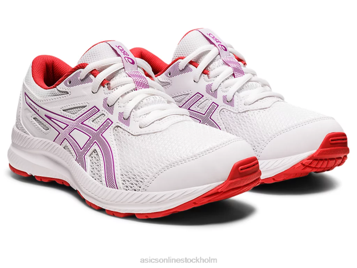 Asics tävla i 8 klass barn D6D04404 vit/orkidé