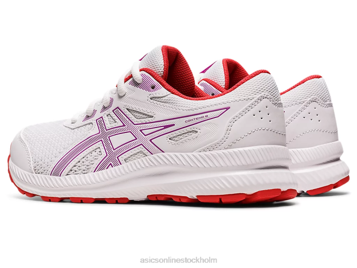 Asics tävla i 8 klass barn D6D04404 vit/orkidé