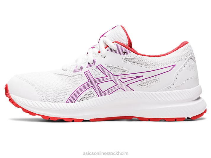 Asics tävla i 8 klass barn D6D04404 vit/orkidé