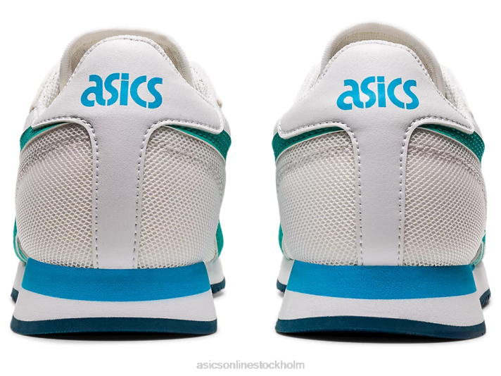 Asics tiger runner grundskolan barn D6D04479 vit/baltisk juvel