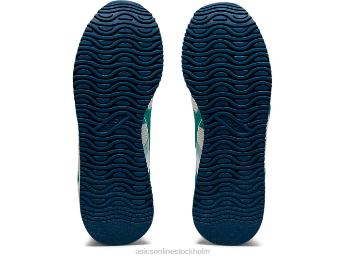 Asics tiger runner grundskolan barn D6D04479 vit/baltisk juvel