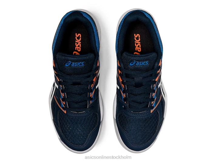 Asics upcourt 4 klass skola barn D6D04425 fransk blå/vit