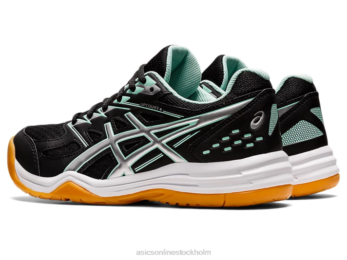 Asics upcourt 4 klass skola barn D6D04456 svart/färsk is