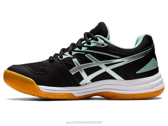 Asics upcourt 4 klass skola barn D6D04456 svart/färsk is