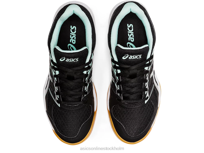 Asics upcourt 4 klass skola barn D6D04456 svart/färsk is