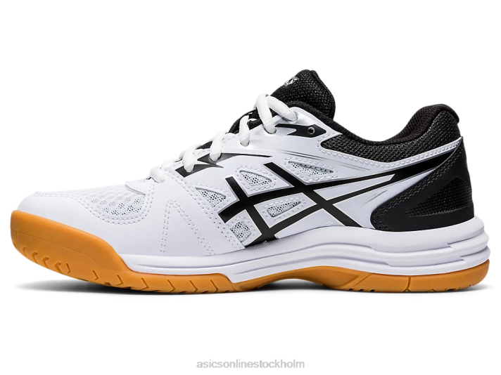 Asics upcourt 4 klass skola barn D6D04558 vit svart