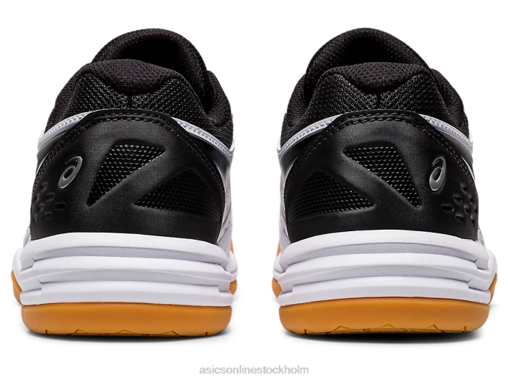 Asics upcourt 4 klass skola barn D6D04558 vit svart