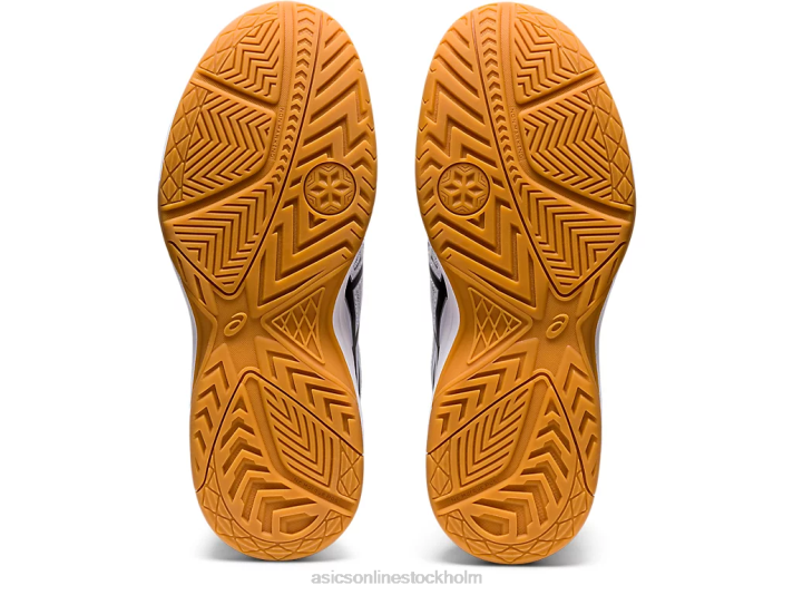 Asics upcourt 4 klass skola barn D6D04558 vit svart