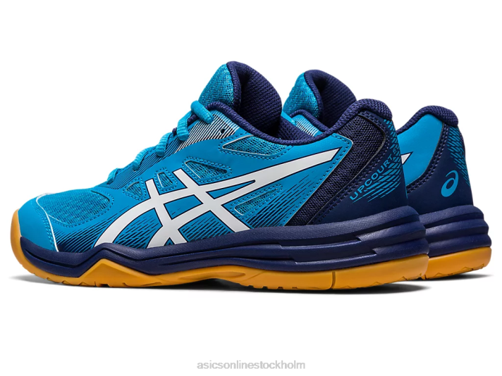 Asics upcourt 5 klass skola barn D6D04271 ö blå/vit
