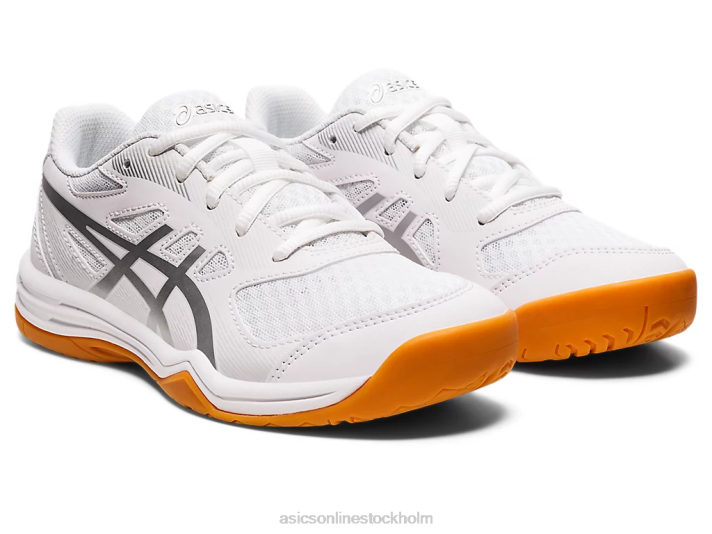 Asics upcourt 5 klass skola barn D6D04388 vit/rent silver