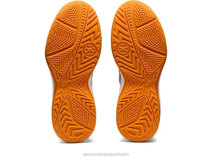 Asics upcourt 5 klass skola barn D6D04420 vitt/djupt hav