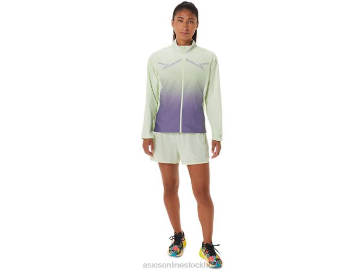 Asics lite-show jacka kvinnor D6D02334 viska grön/dammig lila