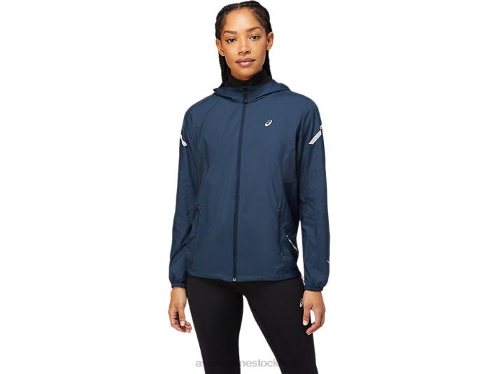 Asics lite-show jacka kvinnor D6D03678 fransk blå