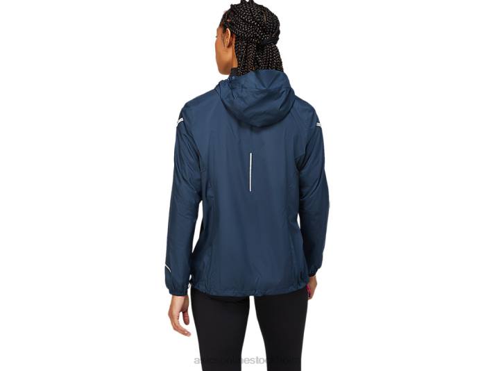 Asics lite-show jacka kvinnor D6D03678 fransk blå