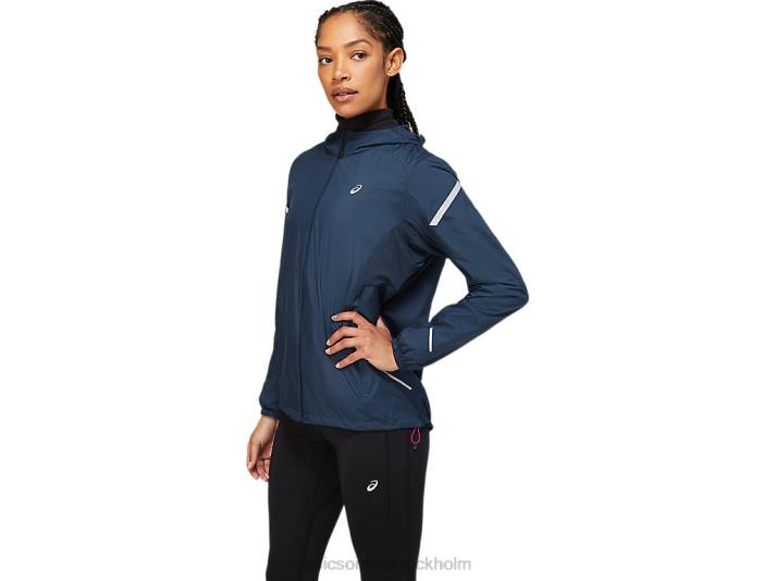 Asics lite-show jacka kvinnor D6D03678 fransk blå