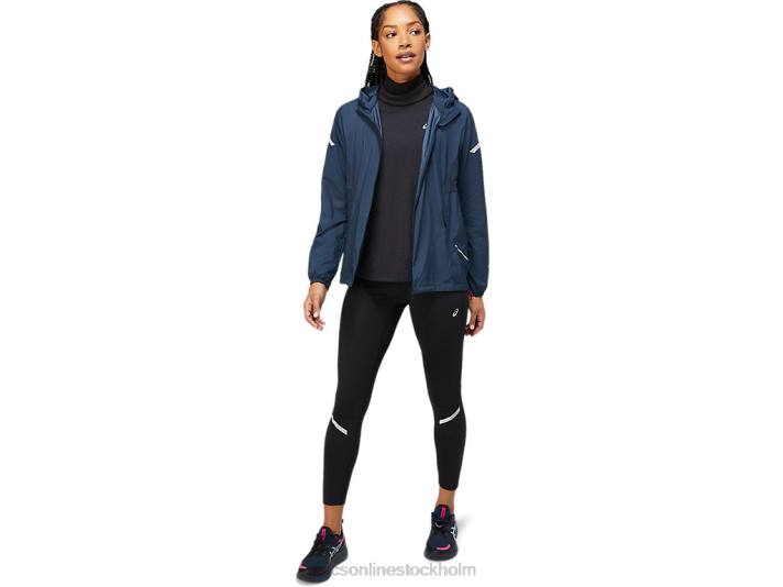 Asics lite-show jacka kvinnor D6D03678 fransk blå