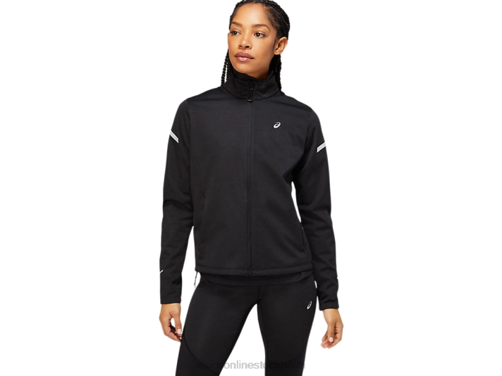 Asics lite-show vinterjacka kvinnor D6D03646 prestanda svart ljung