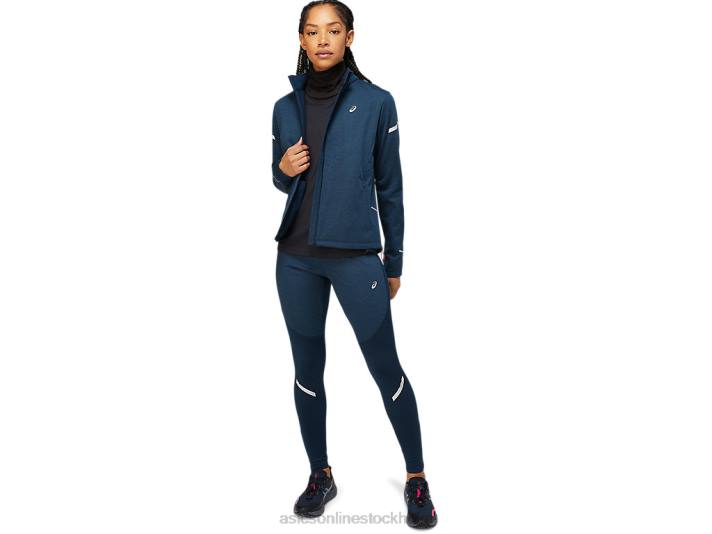 Asics lite-show vinterjacka kvinnor D6D03653 fransk blå ljung
