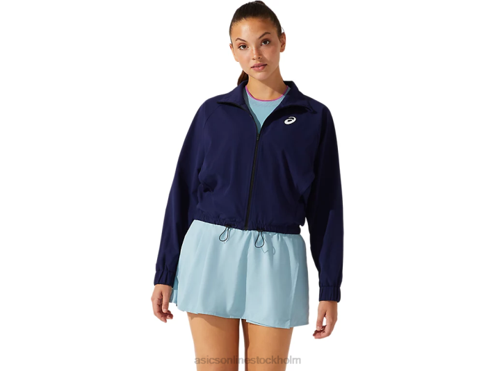 Asics match vävd jacka kvinnor D6D04051 peacoat