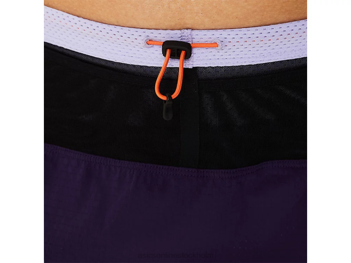 Asics fujitrail skort kvinnor D6D03079 nattskugga/ånga