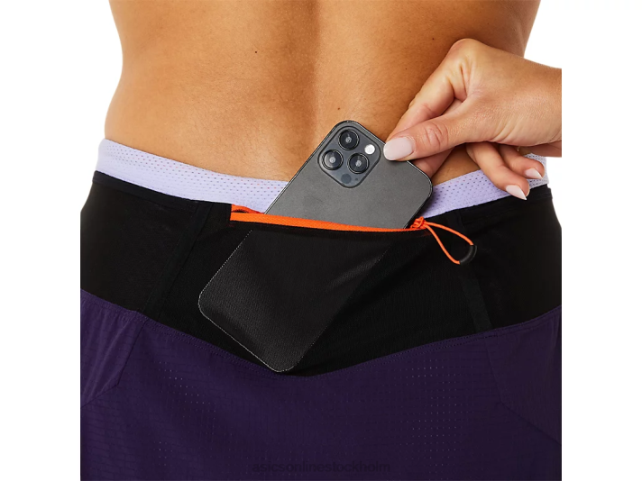 Asics fujitrail skort kvinnor D6D03079 nattskugga/ånga