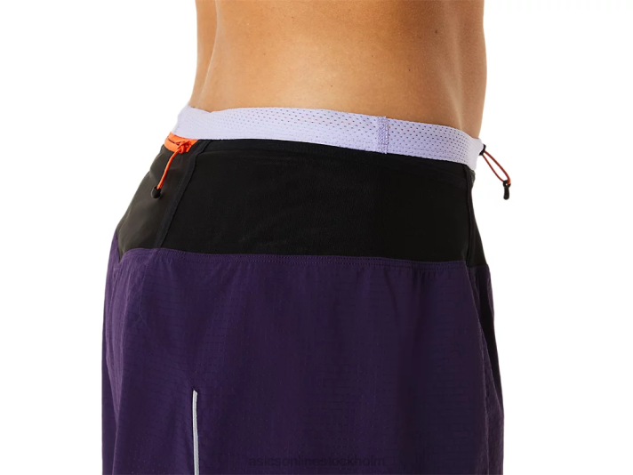 Asics fujitrail skort kvinnor D6D03079 nattskugga/ånga