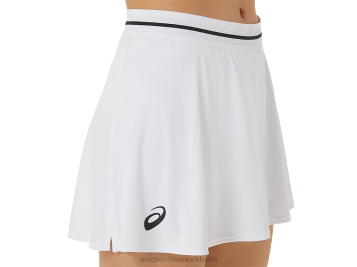 Asics match skort kvinnor D6D02508 lysande vit