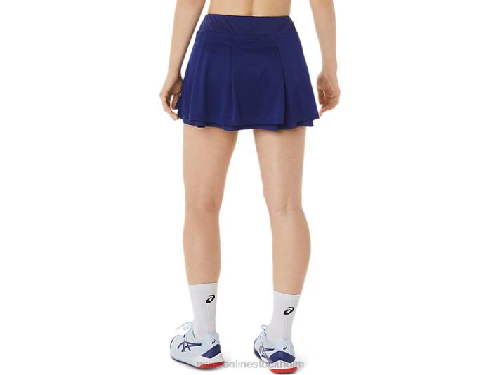 Asics match skort kvinnor D6D03041 dyk blå