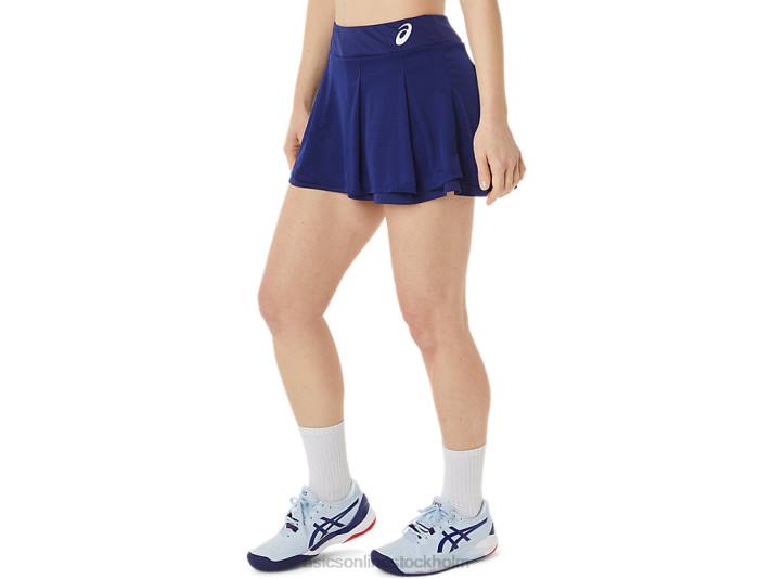 Asics match skort kvinnor D6D03041 dyk blå