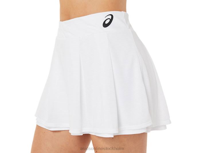Asics match skort kvinnor D6D03523 lysande vit