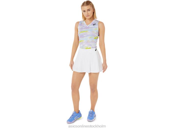 Asics match skort kvinnor D6D03523 lysande vit