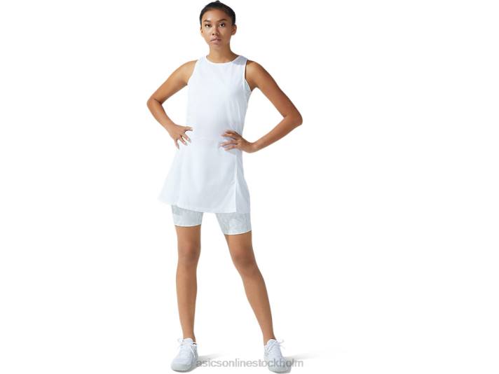 Asics ny stark 92 klänning kvinnor D6D03821 vit/glaciärgrå tryck