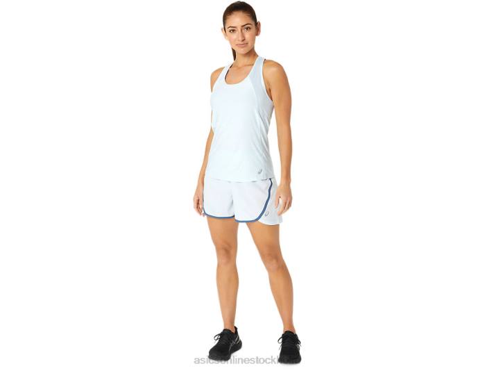 Asics 4in pr lyte short 2.0 kvinnor D6D02169 himmel