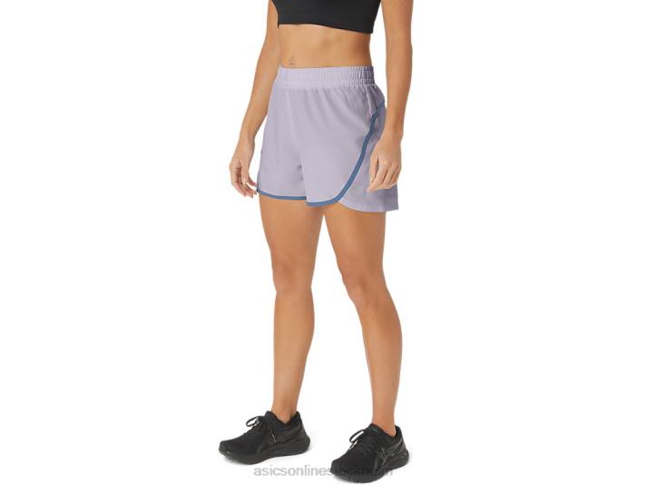 Asics 4in pr lyte short 2.0 kvinnor D6D02364 skymningsviolett