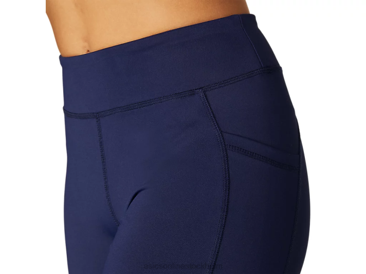 Asics 7in stickad kort kvinnor D6D04113 peacoat