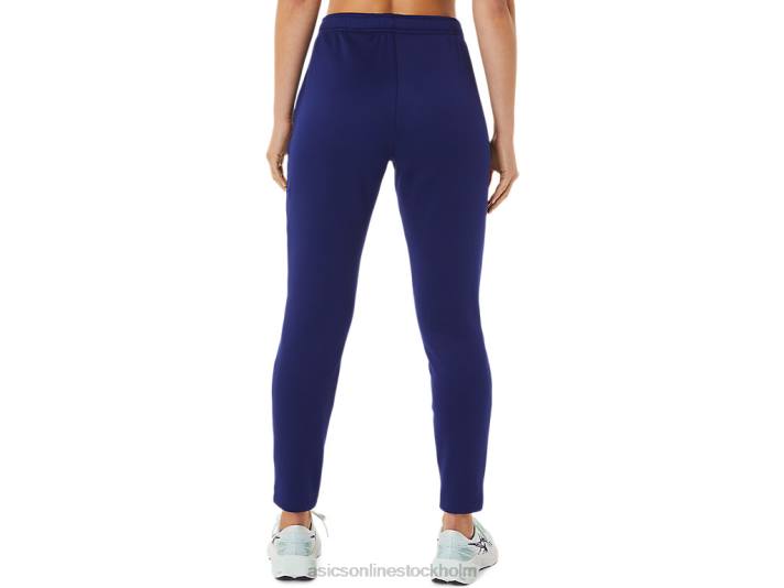 Asics borstad stickad byxa kvinnor D6D02936 dyk blå