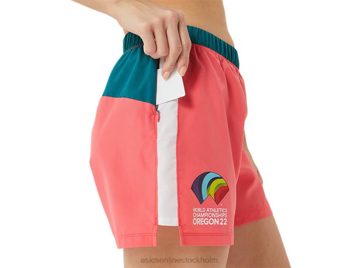 Asics färdigt 3 i kort färgblock wch kvinnor D6D03213 mång