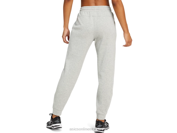 Asics fleece jogger kvinnor D6D04151 ljusgrå ljung