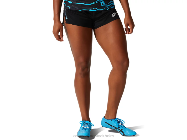 Asics lätt stickad kort kvinnor D6D04068 prestanda svart