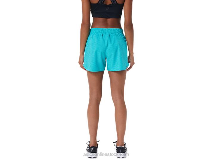 Asics lyte hastighet 4in kör kort kvinnor D6D03005 havsglas spacedye
