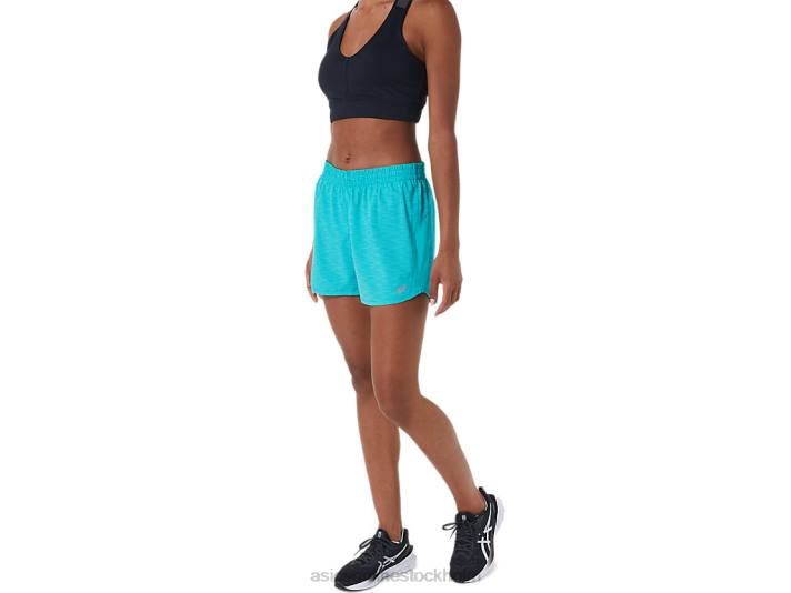 Asics lyte hastighet 4in kör kort kvinnor D6D03005 havsglas spacedye