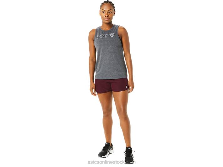 Asics lyte hastighet 4in kör kort kvinnor D6D03712 djup mars