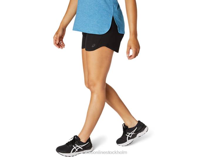 Asics lyte hastighet 4in kör kort kvinnor D6D04099 prestanda svart