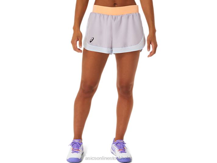 Asics match kort kvinnor D6D02494 skymning violett/orange pop