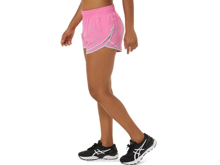Asics pr lyte 2.5in kör kort kvinnor D6D03800 drakfrukt/piemontegrå