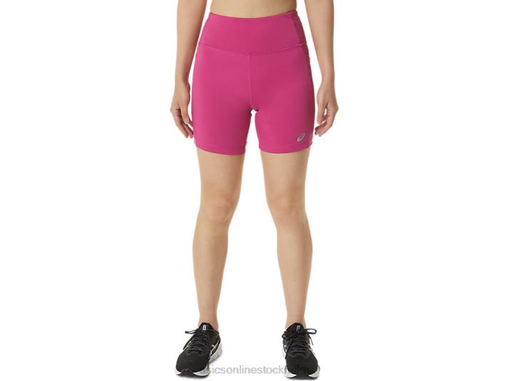 Asics pr lyte 5in run short med fickor kvinnor D6D03291 fuchsia röd