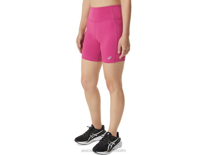 Asics pr lyte 5in run short med fickor kvinnor D6D03291 fuchsia röd